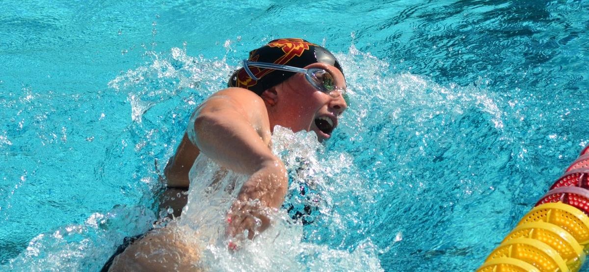 Senior Riley Hoffman will be one of 11 Athenas competing at the NCAA Championships this week