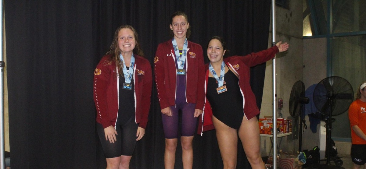 The Athenas swept the podium in the 500-yard freestyle on Friday