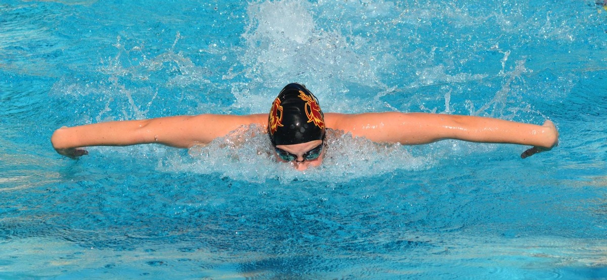 Ava Sealander was part of two meet records, the 100 fly and the 400 medley relay