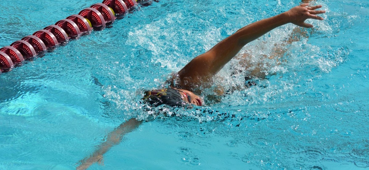Janet Tran took first place in the 500 free in a SCIAC-opening win over Caltech