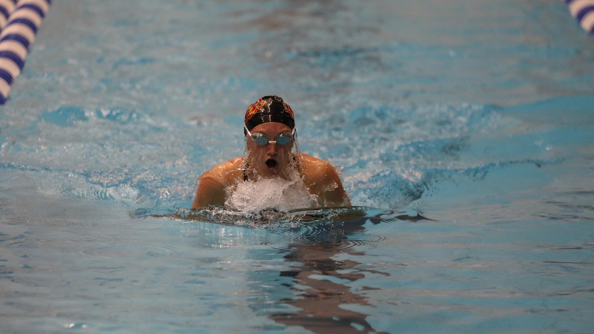 Augusta Lewis in action at the NCAA Championships (photo by Aaron Gray)