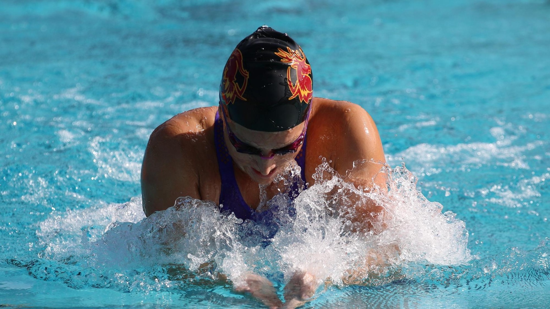 Mackeznie Mayfield won the 100 breast and contributed to two relay wins.