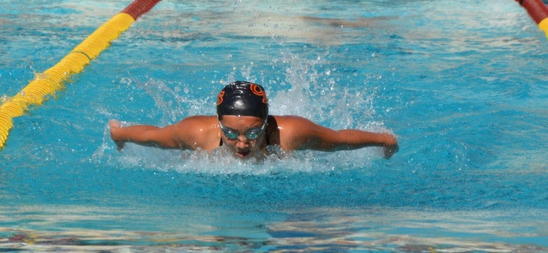 Thumbnail photo for the Women's Swim and Dive vs. Caltech (Abbie Bobeck, Ruby Marks) gallery