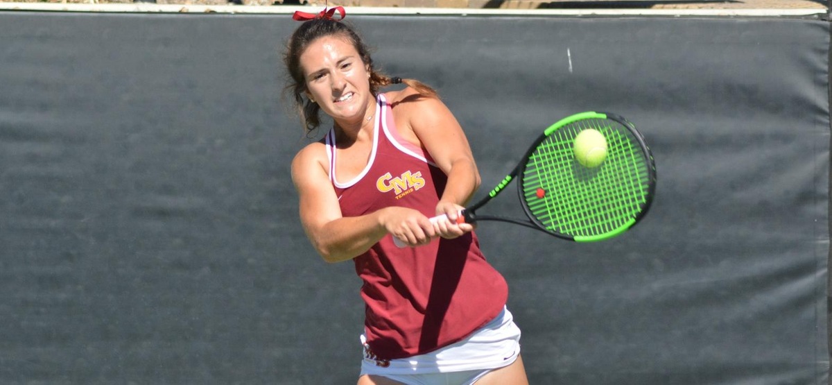 Rebecca Berger's 7-4 win in a third-set tiebreaker gave CMS a 5-4 win over UC San Diego