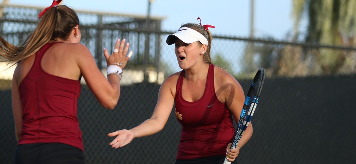 CMS Women's Tennis Doubles Team Captures ITA Cup Title with Comeback Three-Set Win