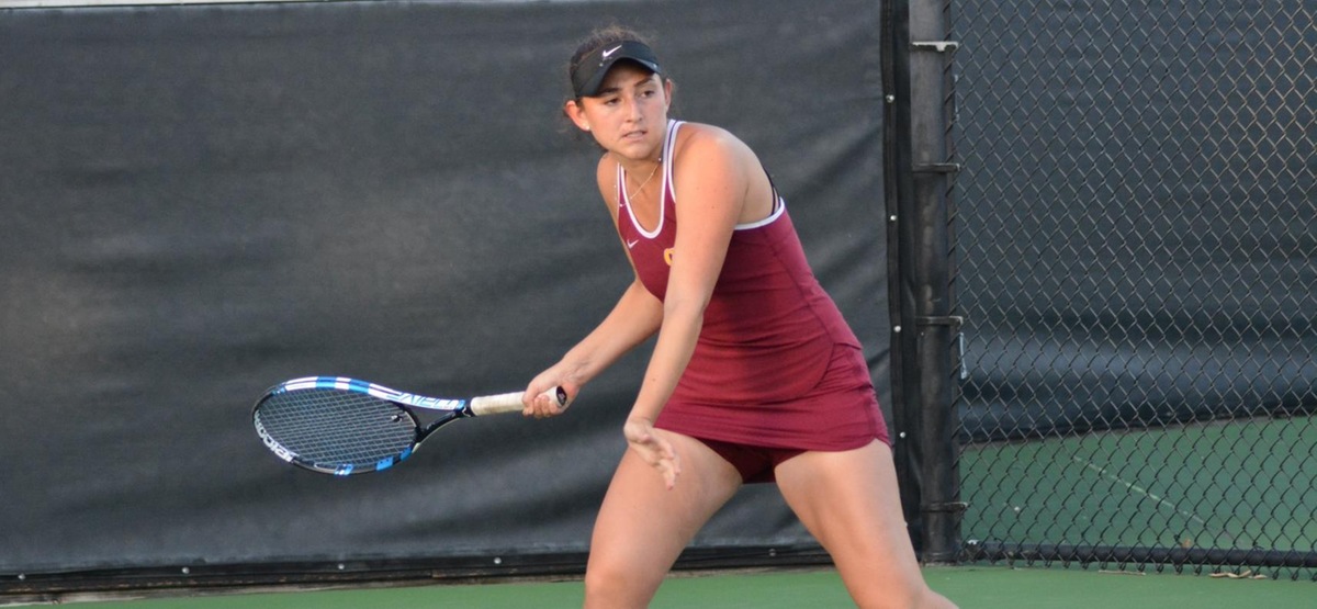 Devon Wolfe dropped only one game combined in two singles victories.