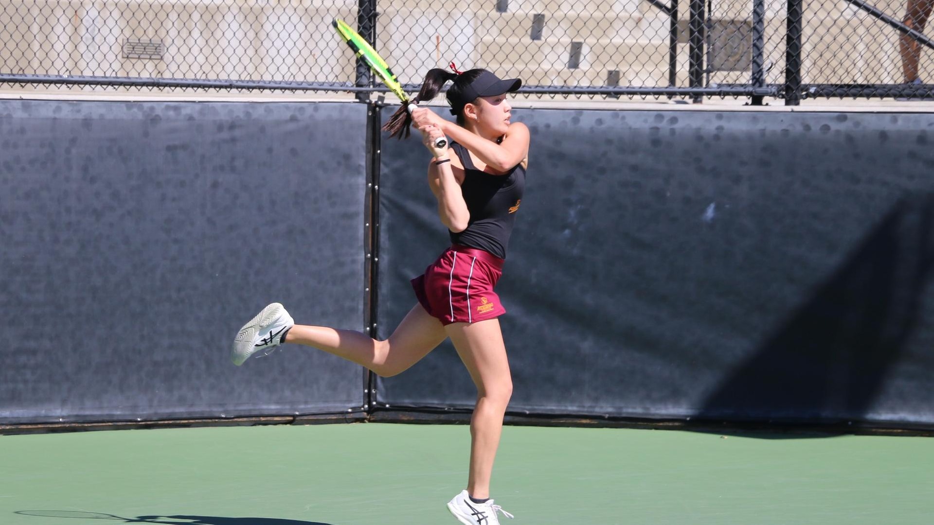 Sydney Lee had wins in singles and doubles for the Athenas