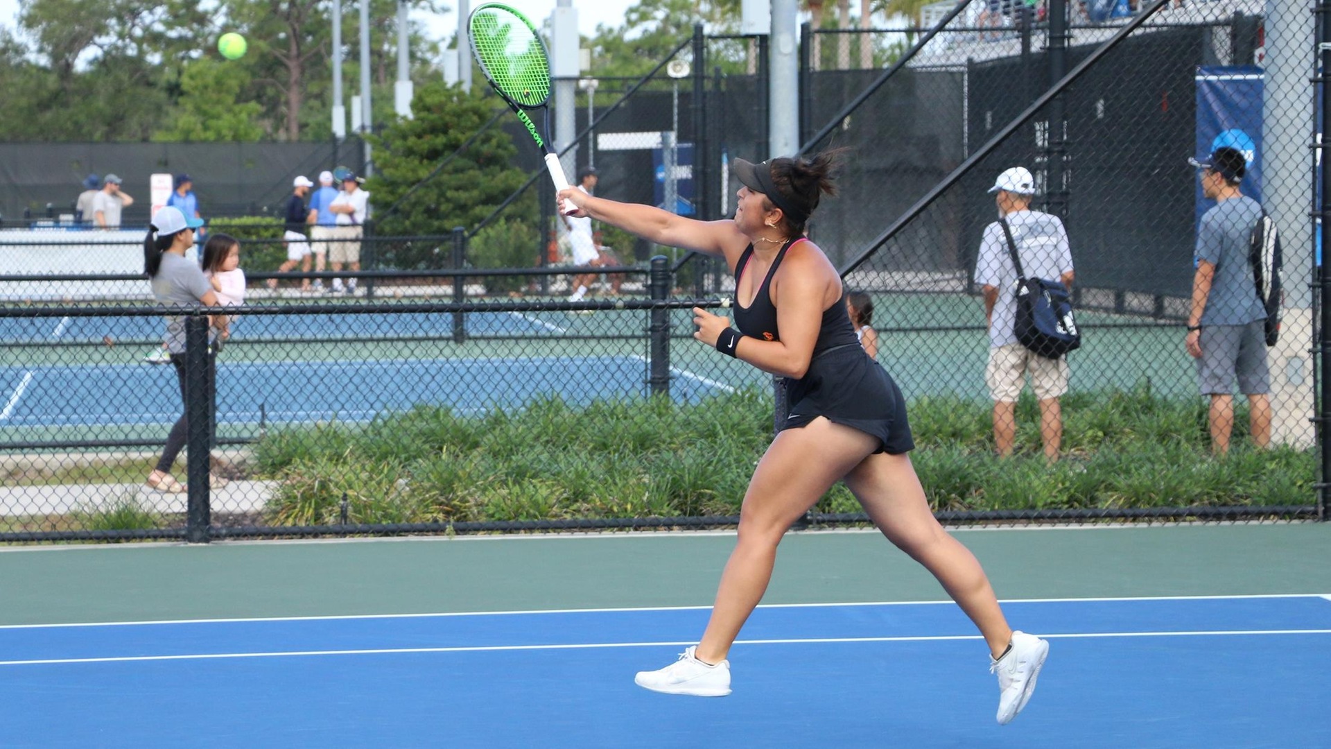 Alisha Chulani reached the NCAA singles quarterfinals after winnin gthe team national title