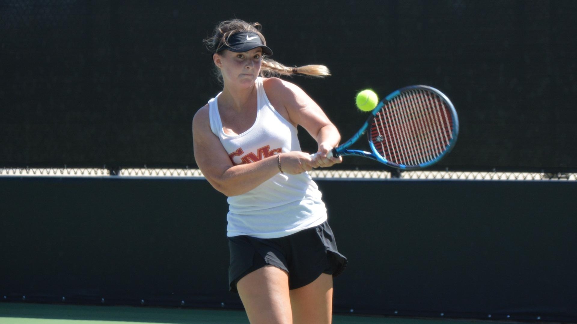 Olivia Almy won at No. 1 doubles and No. 6 singles against Gustavus