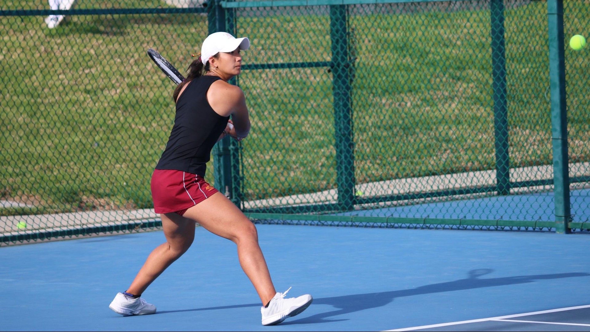 Audrey Yoon gutted out the clinching point at No. 2 singles