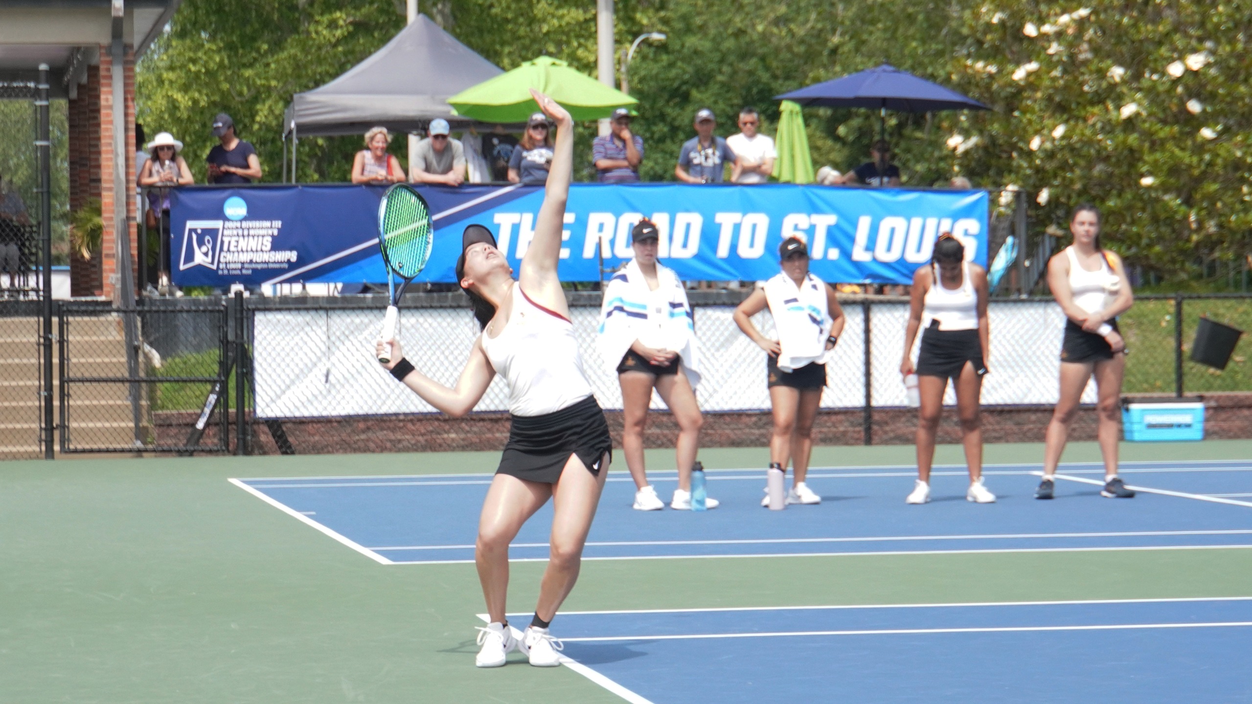 Lindsay Eisenman earned a three-set win for the clinch