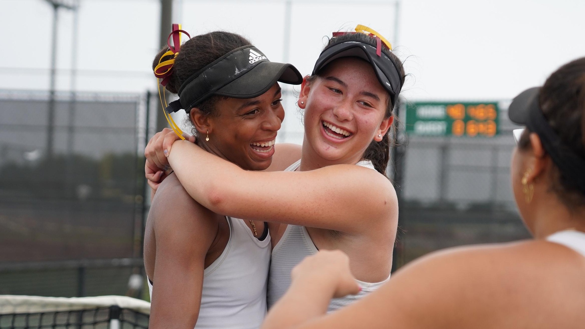 Ella Brissett and Lindsay Eisenman are the top seeded doubles team