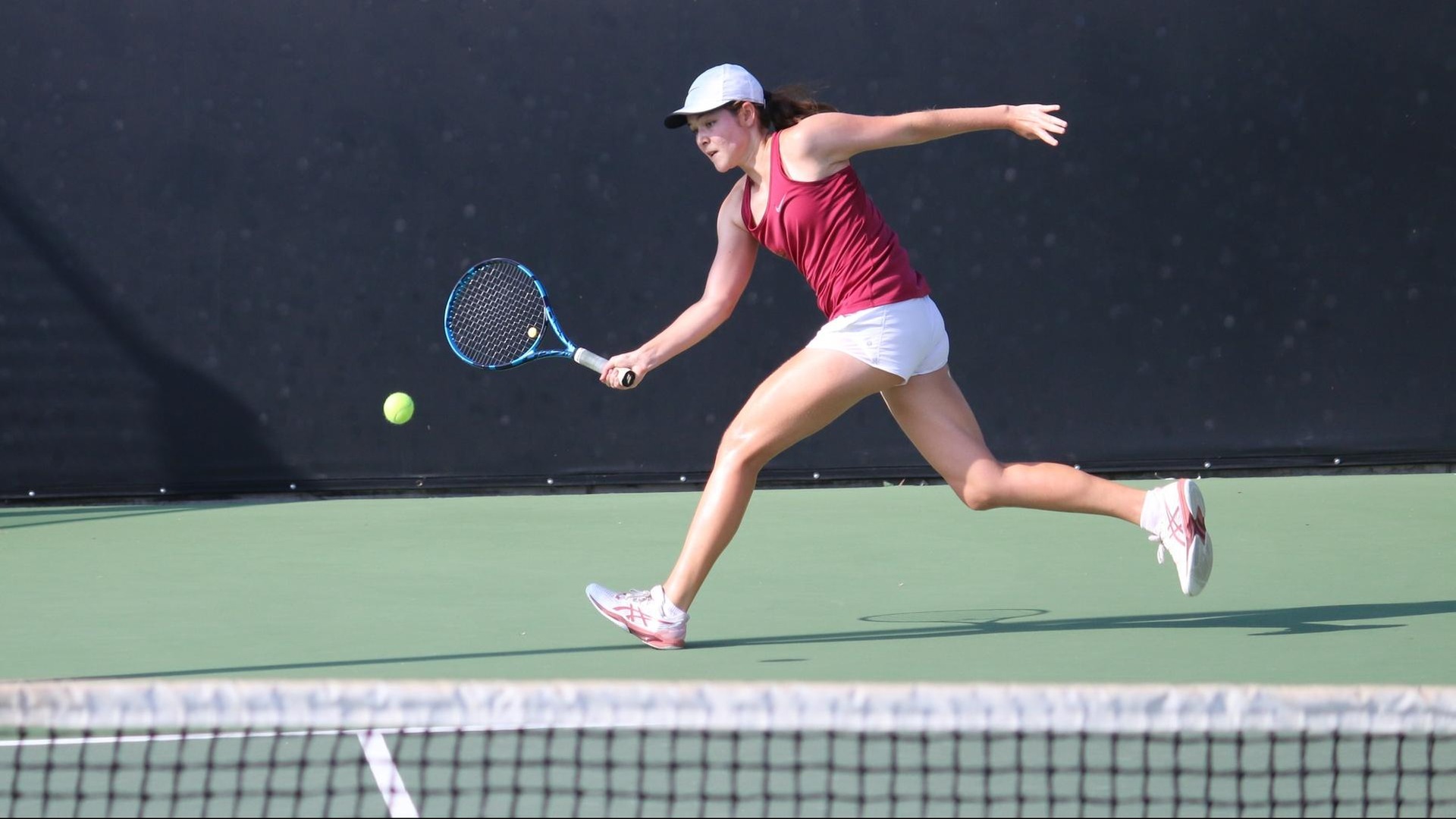 Anna Petrescu earned a 6-1, 6-2 win in her first collegiate match