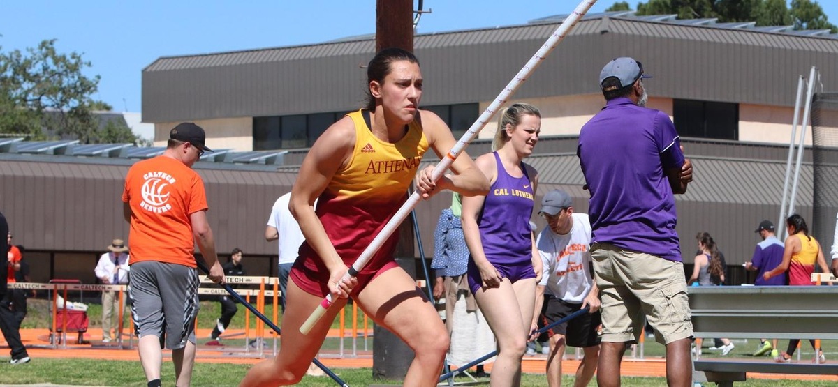 Jacque Desmond is seeded third nationally in the pole vault at 3.97 meters
