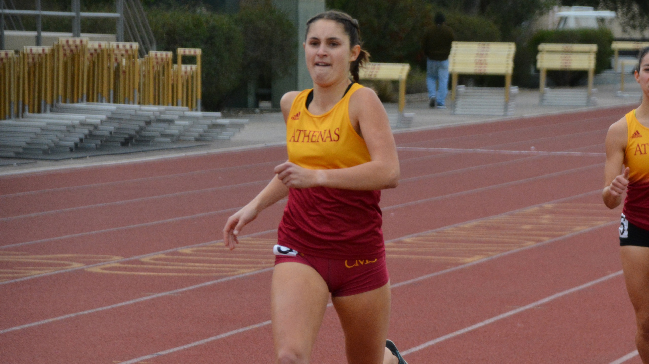 Laura Zimmer currently qualifies for NCAAs by a margin of .02