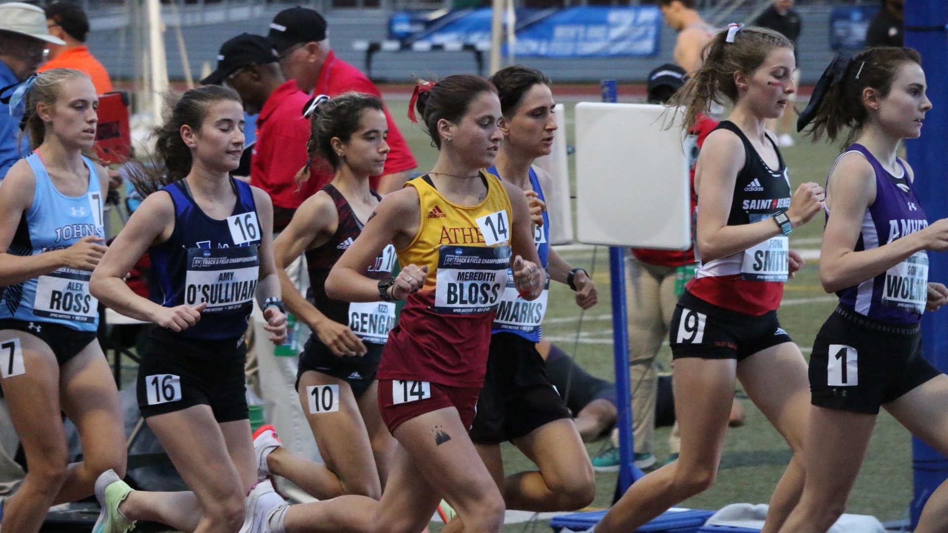 Meredith Bloss qualified for the NCAAs in all three seasons