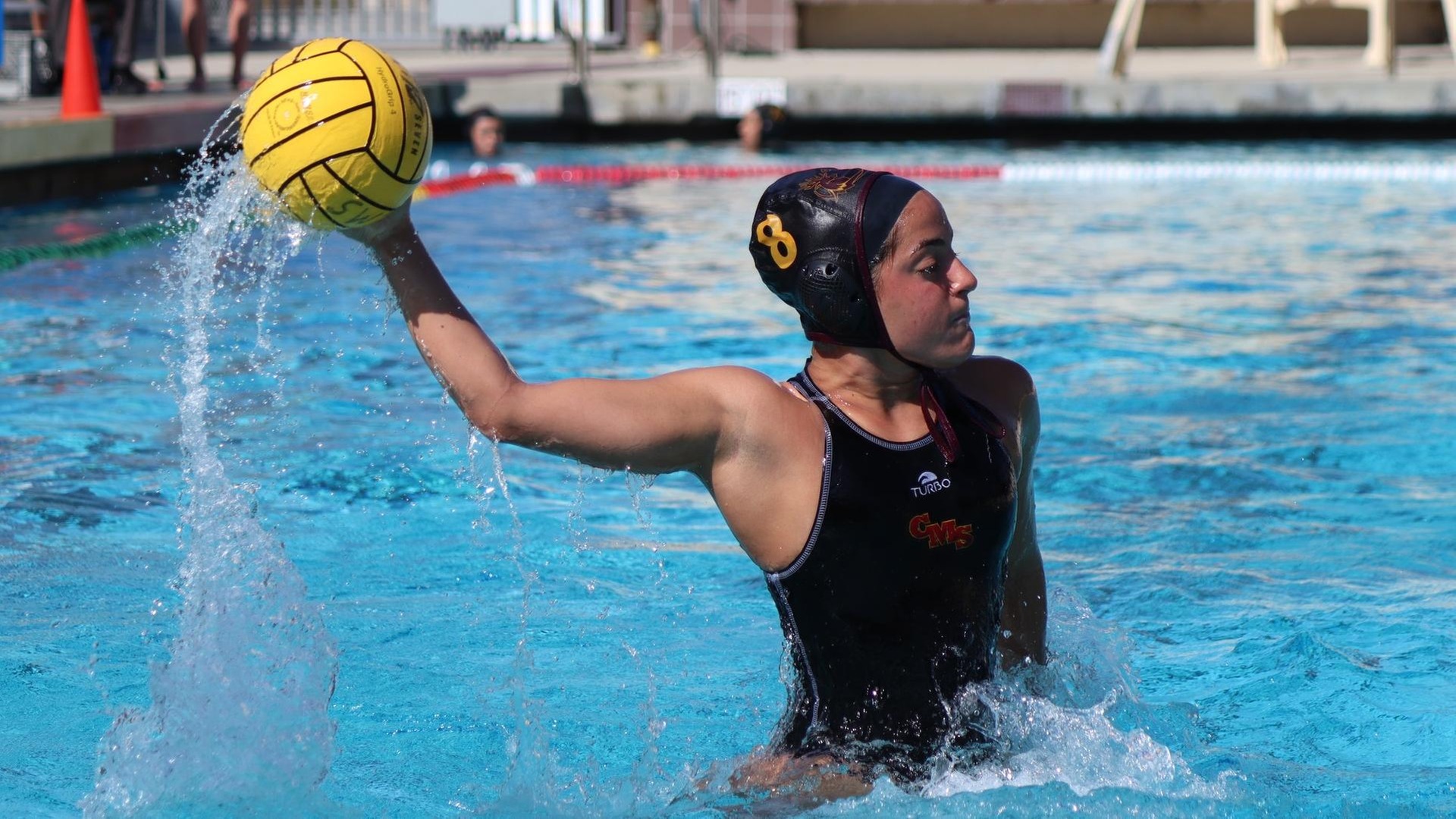 Grace Clark had five goals for the Athenas (photo by Caelyn Smith)