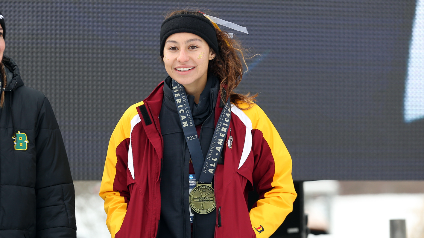 Natalie Bitetti reached the All-America podium for the second year in a row